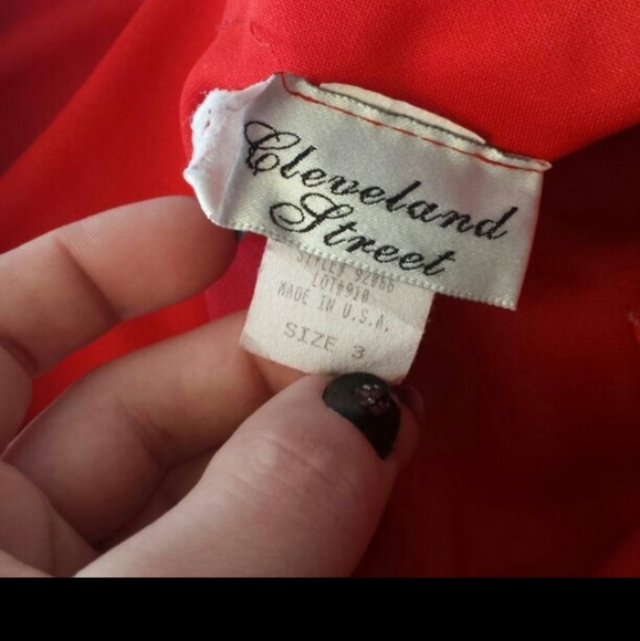 Cleveland Street Red Mini Skort - Picture 4 of 4